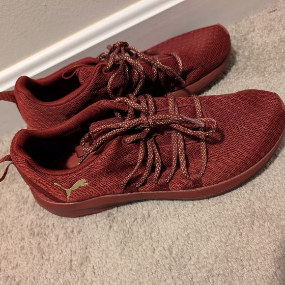 Puma Prowl Alt Knit Mesh Women's Maroon Sneakers - Picture 3 of 8